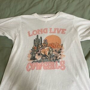 NWOT long live cowgirls shirt